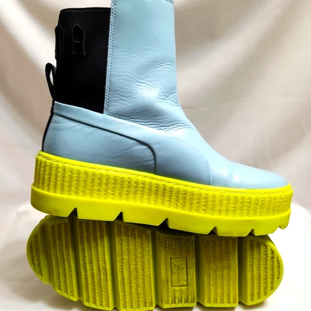 Puma x Fenty by Rihanna Chelsea Creeper Combat Platform boots (w size 8) - Picture 3 of 12